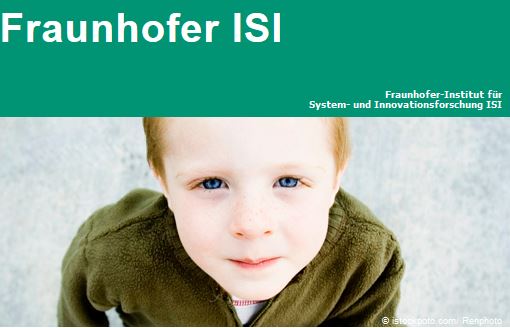 Das Fraunhofer-Institut ISI analysiert Entstehung und Auswirkungen von Innovationen (Screenshot: isi.fraunhofer.de)