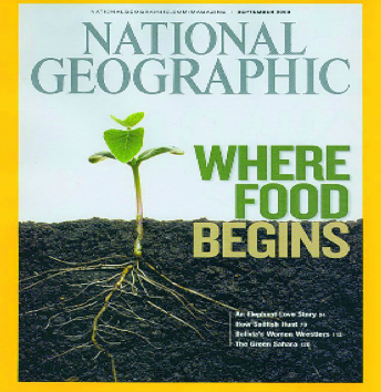 Abfotografie eines National Geographic Cover