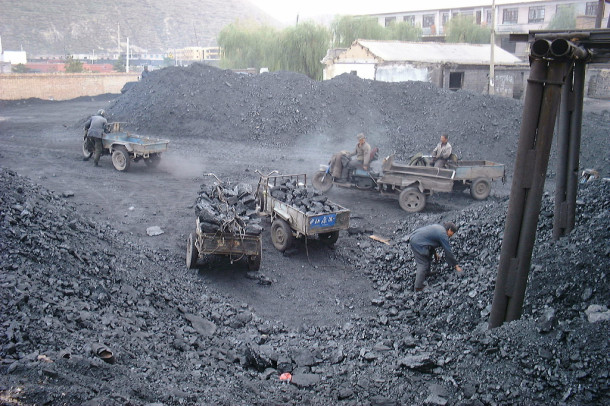 Kohleförderung in China